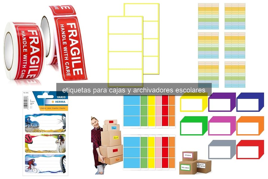 Mejores etiquetas para organizar materiales escolares 2026