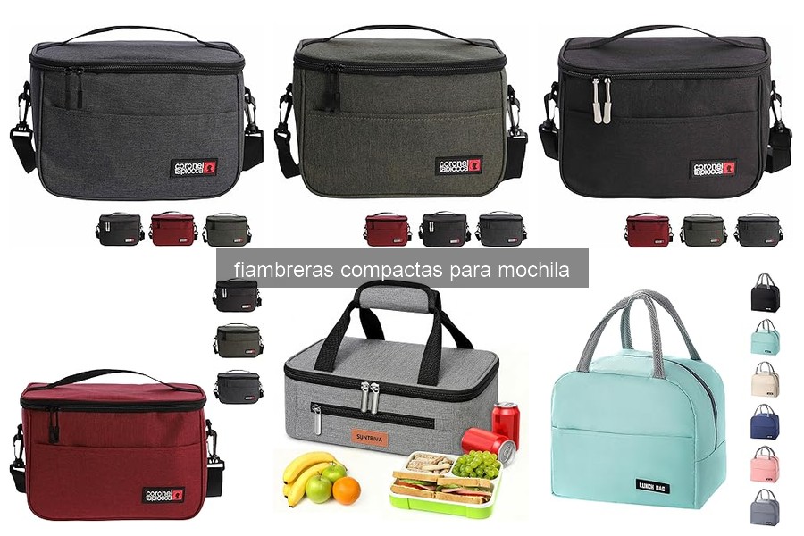 Mejores fiambreras compactas para mochila en 2026