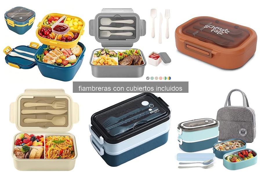 Mejores fiambreras con cubiertos incluidos para clases 2026