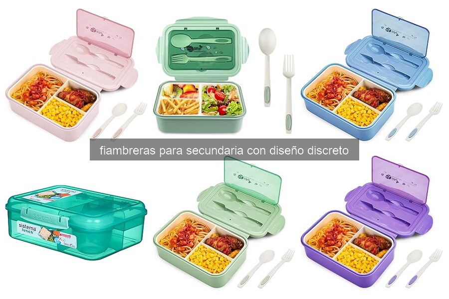 Mejores fiambreras discretas para estudiantes de secundaria