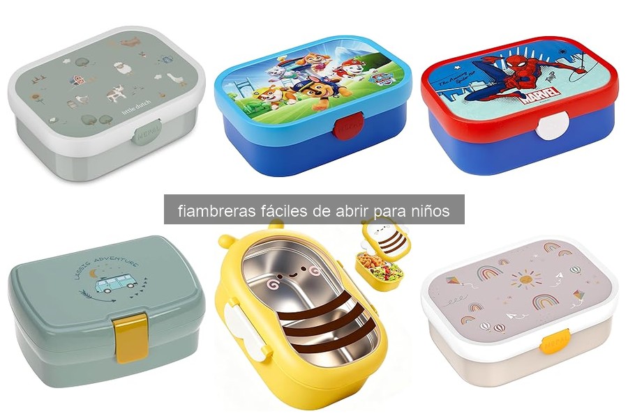 Mejores fiambreras fáciles de abrir para niños en 2026
