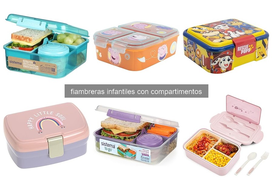 Mejores fiambreras infantiles con compartimentos en 2026