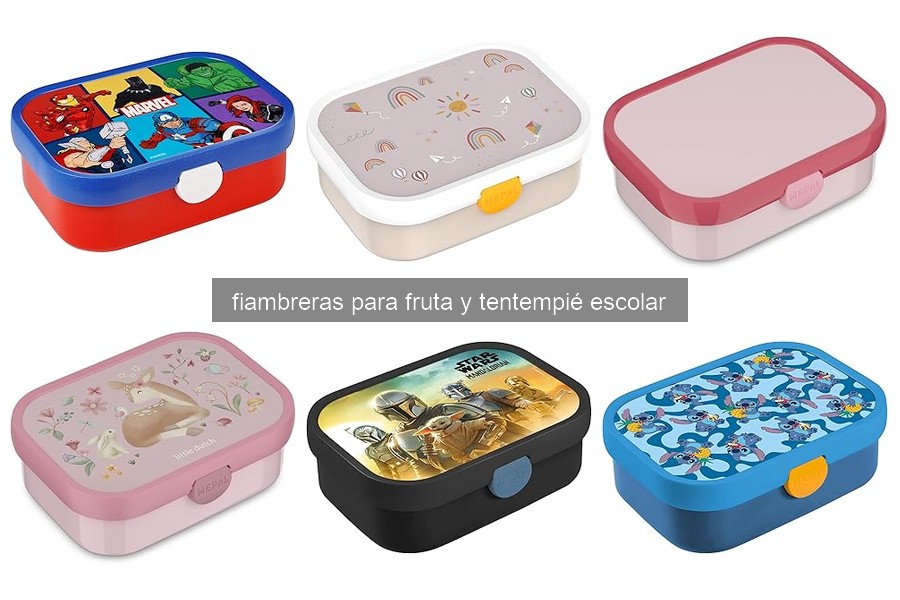 Mejores fiambreras para fruta y tentempiés escolares 2026
