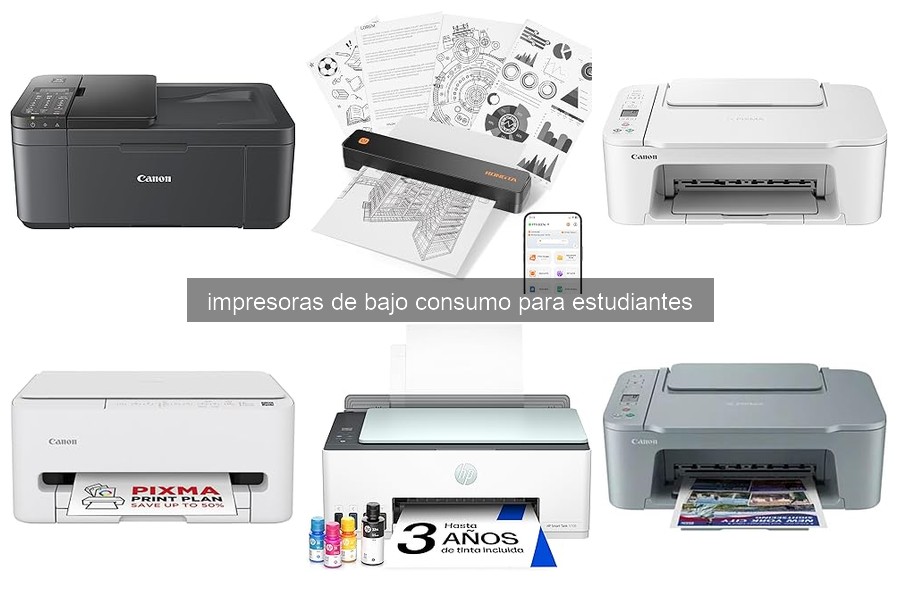 Mejores impresoras de bajo consumo para estudiantes en 2026