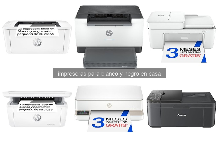 Mejores impresoras láser en blanco y negro para estudiantes