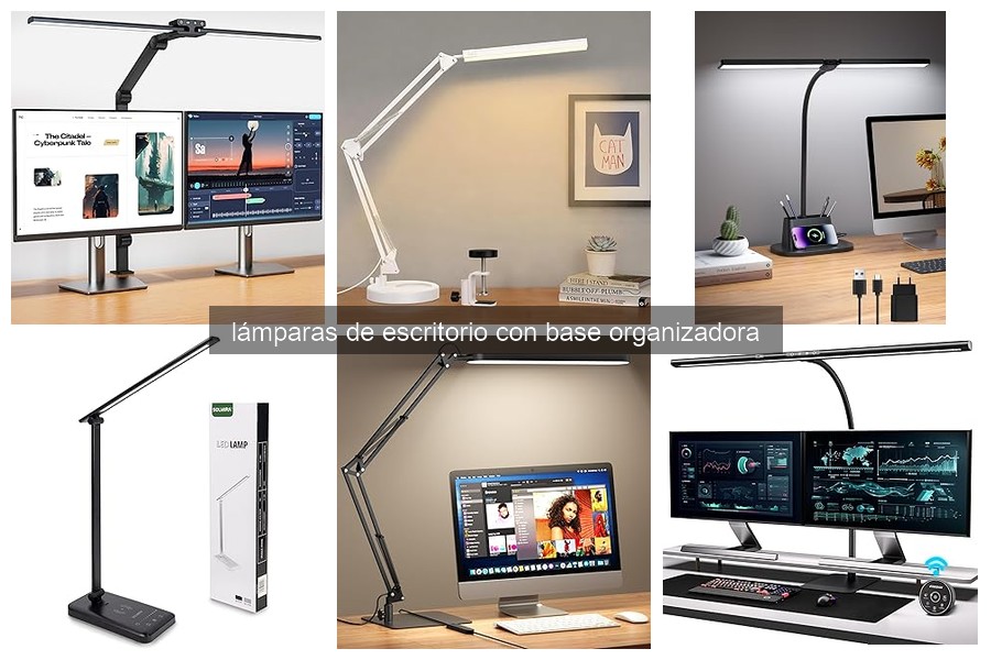 Mejores lámparas de escritorio con base organizadora para estudiantes