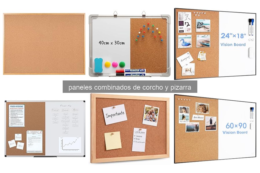 Mejores marcas de paneles combinados de corcho y pizarra