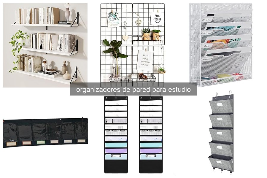 Mejores organizadores de pared para estudio en 2026