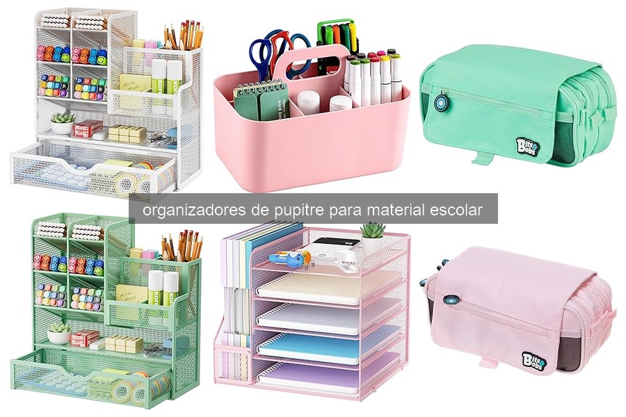 Mejores organizadores de pupitre para estudiantes de primaria