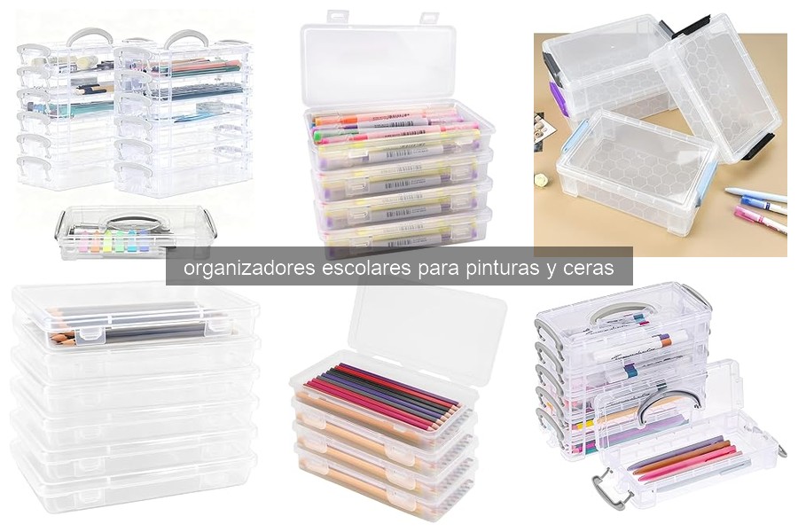 Mejores organizadores escolares para pinturas y ceras en 2026