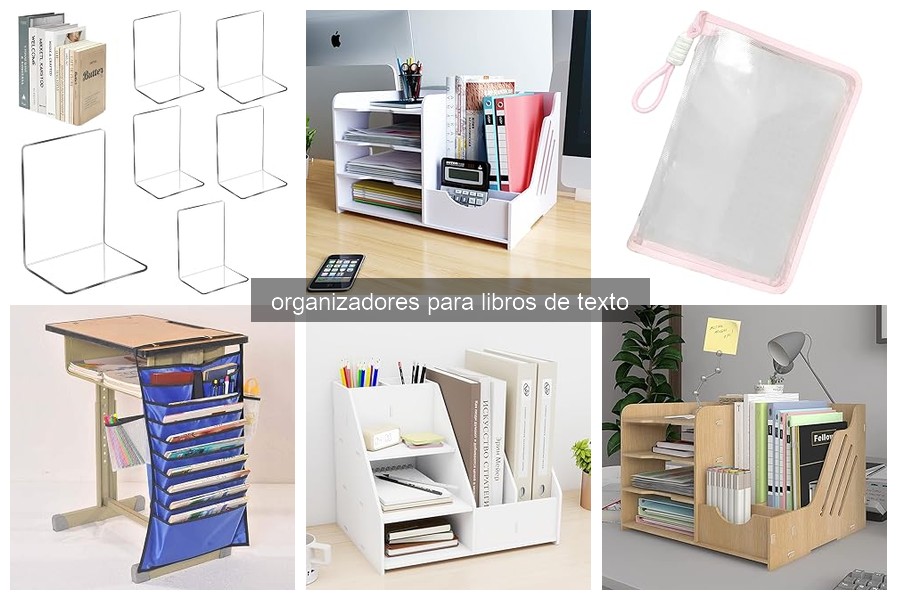 Mejores organizadores para libros de texto en 2026