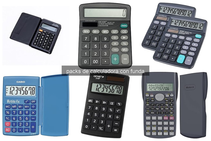 Mejores packs de calculadora con funda para estudiantes 2026