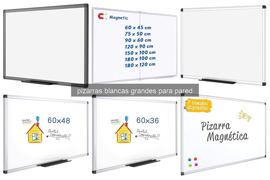 Mejores pizarras blancas grandes para pared en 2026