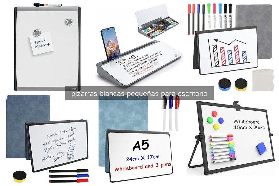 Mejores pizarras blancas pequeñas para escritorio en 2026