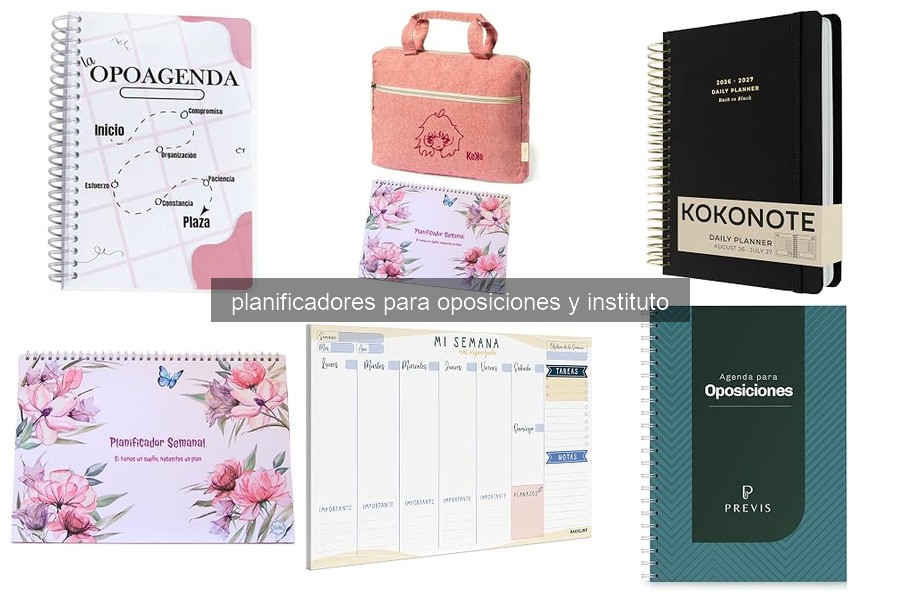 Mejores planificadores para opositores en 2023: comparativa