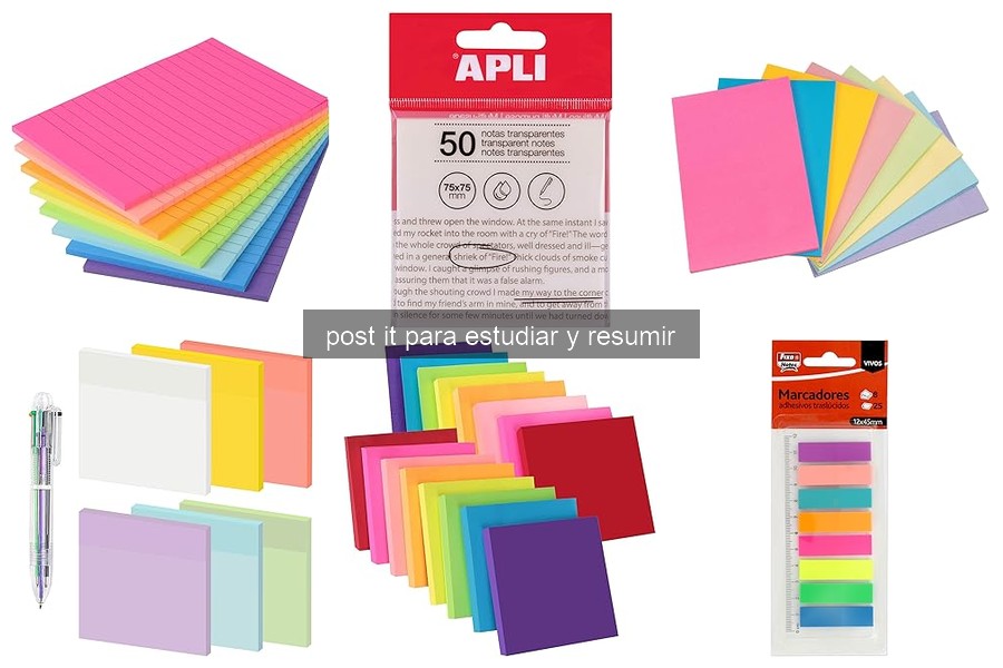 Mejores post-it para estudiantes universitarios en 2026
