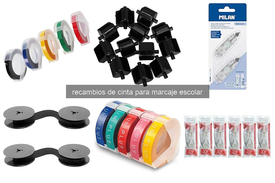 Mejores recambios de cinta para marcaje escolar 2023
