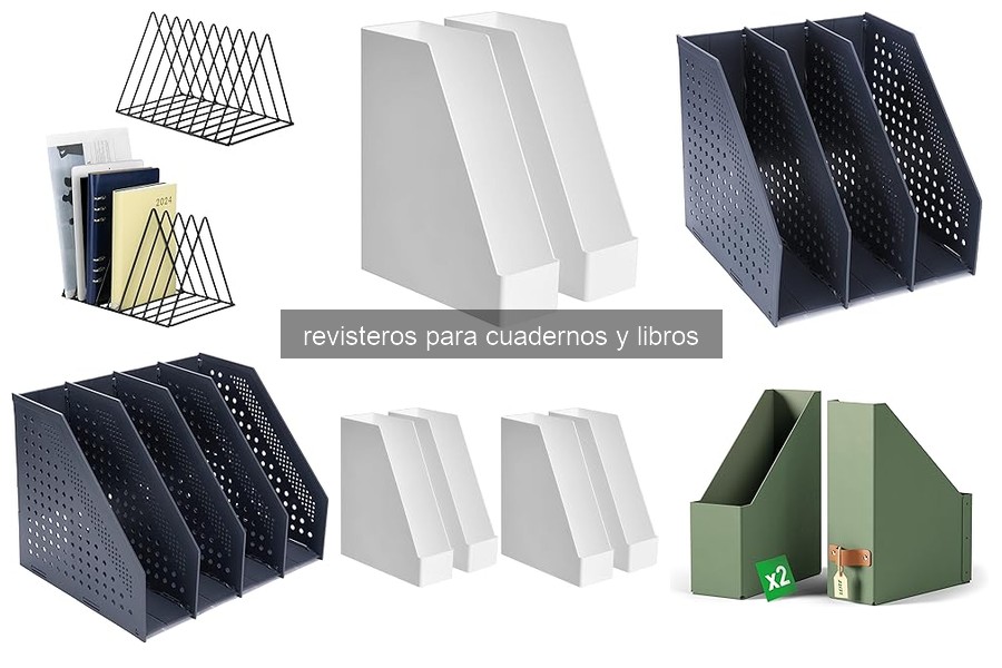Mejores revisteros para cuadernos: hogar y escuela (2026)