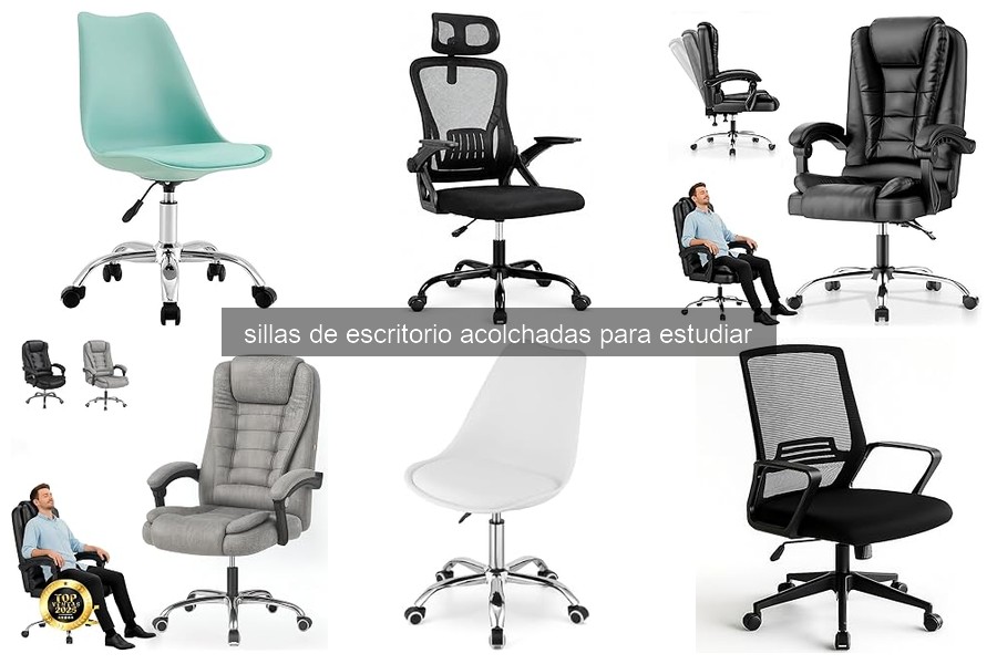 Mejores sillas de escritorio acolchadas para estudiar en 2026