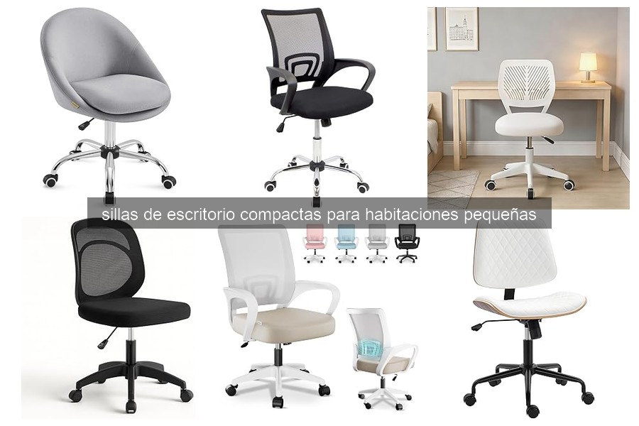 Mejores sillas de escritorio compactas para espacios pequeños