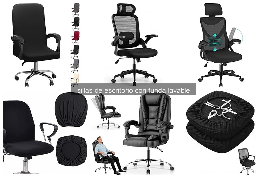 Mejores sillas de escritorio con funda lavable para teletrabajo