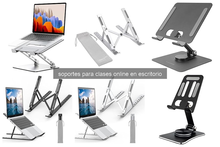 Mejores soportes para clases online: ergonomía y comodidad