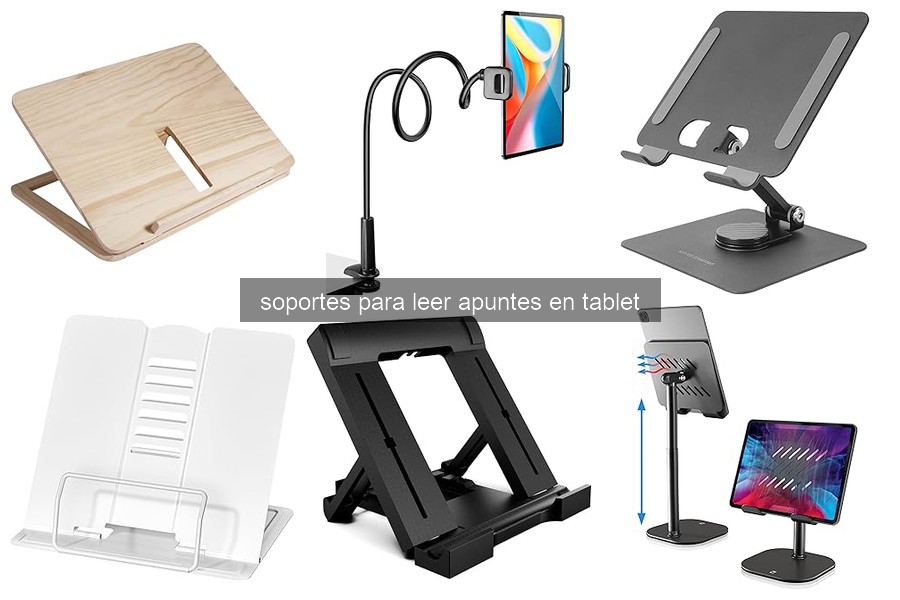 Mejores soportes para leer apuntes en tablet en 2026