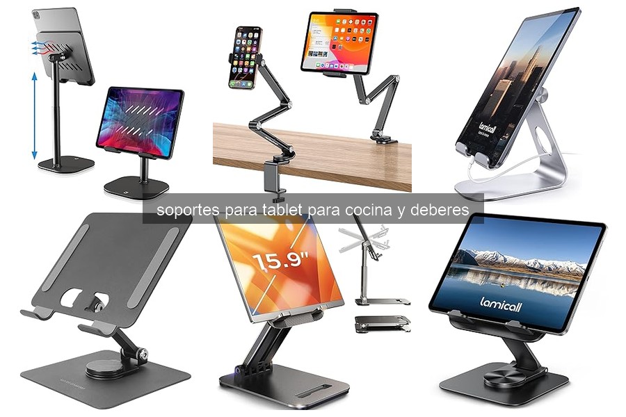 Mejores soportes para tablet en la cocina - Comparativa 2026