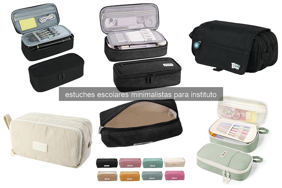 Mejores tiendas para comprar estuches escolares minimalistas