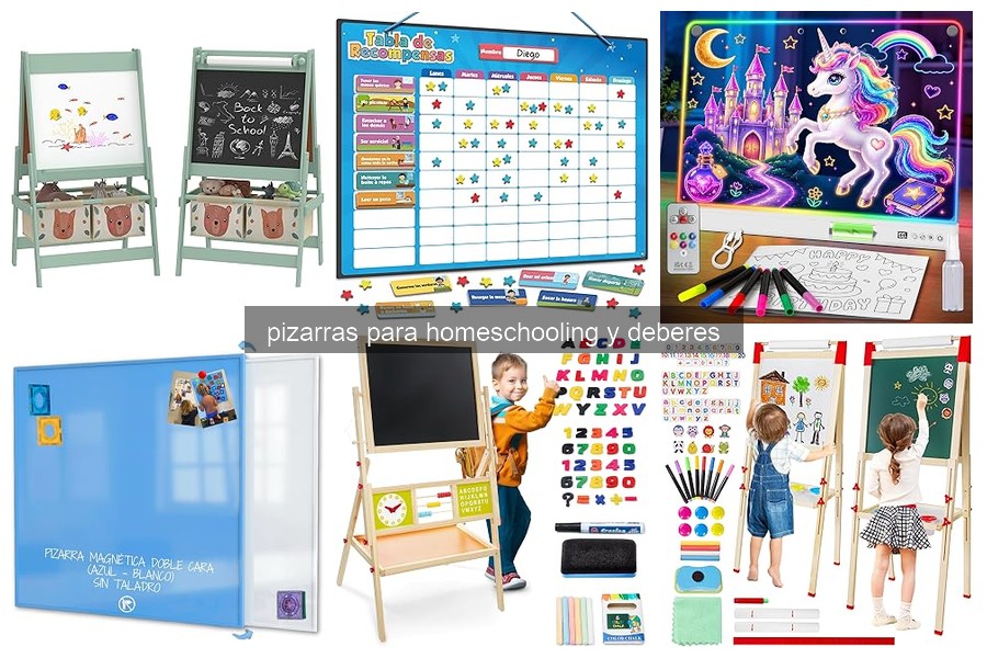 Mejores tipos de pizarras para homeschooling en 2026