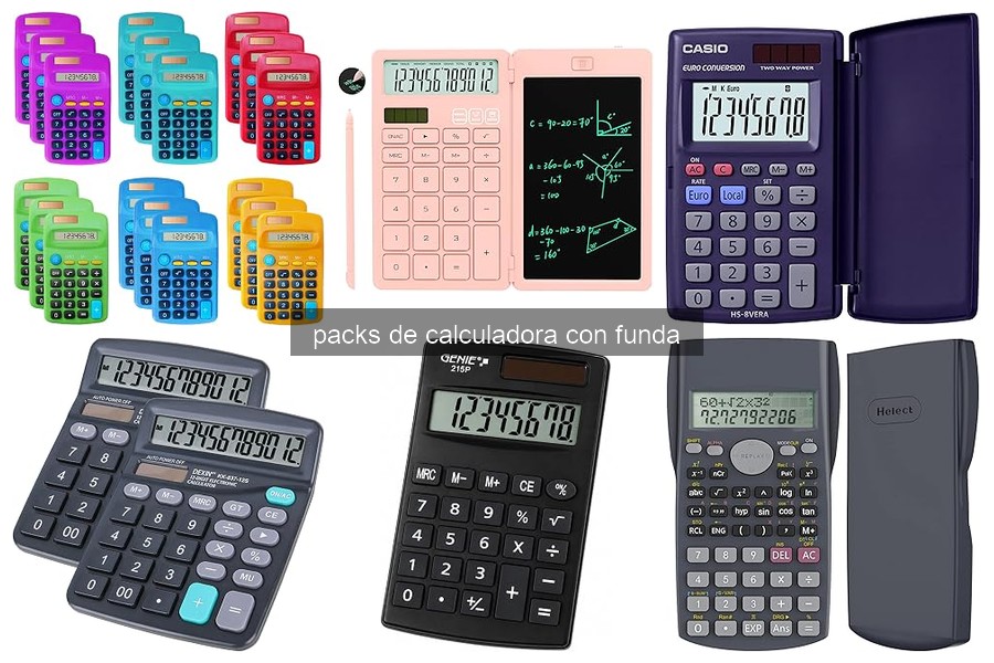 Packs de calculadora con funda: ¿Qué incluyen?