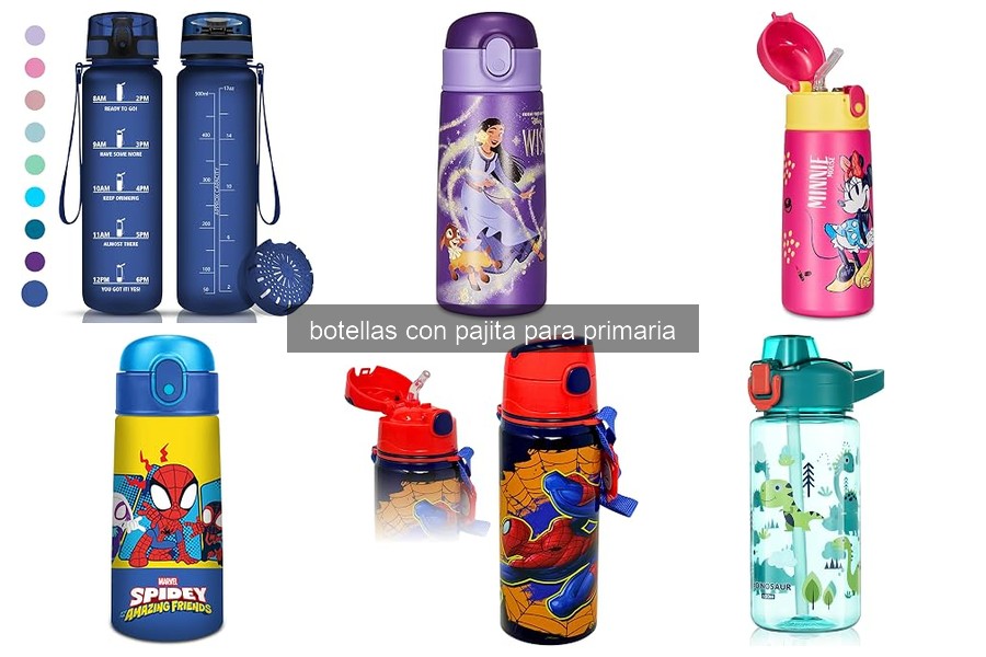 Problemas al elegir botellas con pajita para niños y soluciones
