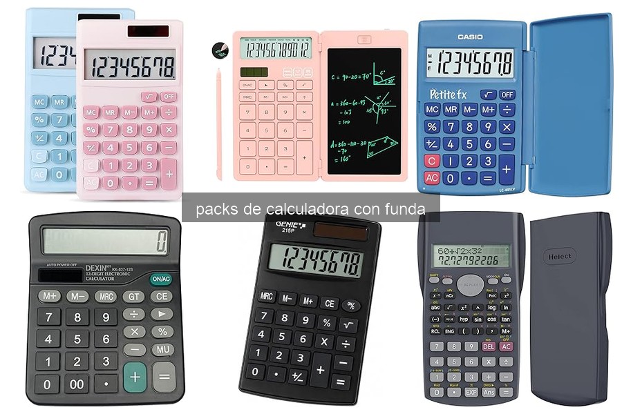 Problemas comunes al usar packs de calculadora con funda