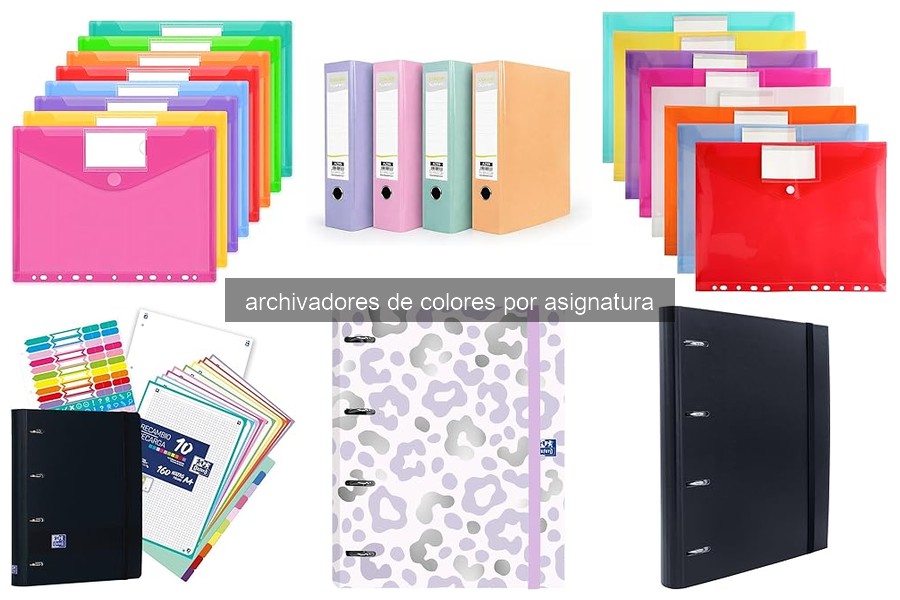 Problemas comunes con archivadores de colores y soluciones