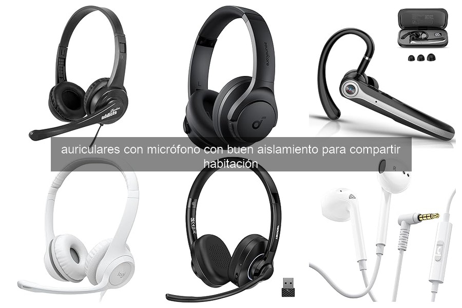 Problemas comunes con auriculares con micrófono en espacios compartidos