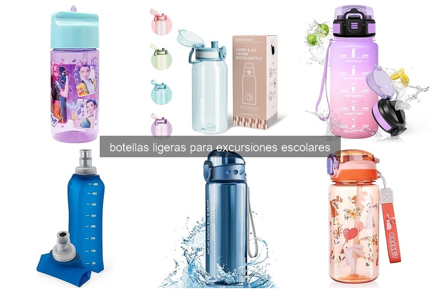 Problemas comunes con botellas ligeras para excursiones escolares