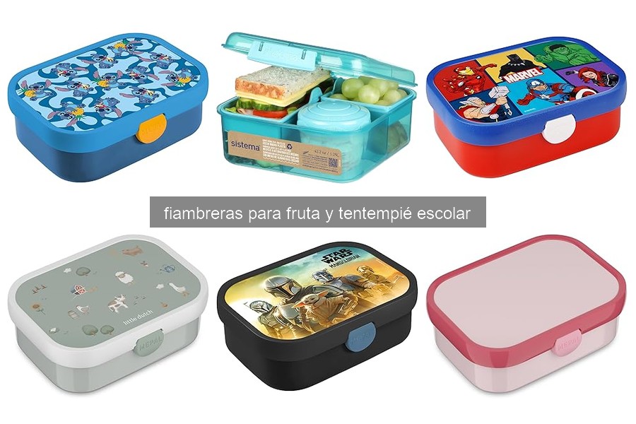 Problemas comunes con fiambreras para tentempiés escolares