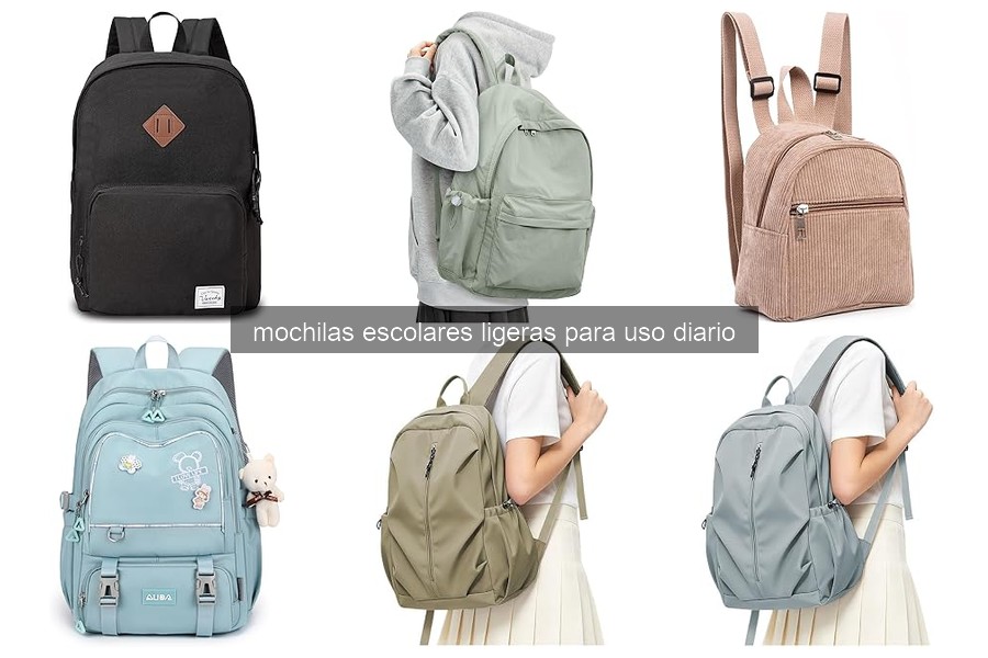 Problemas comunes con mochilas escolares ligeras