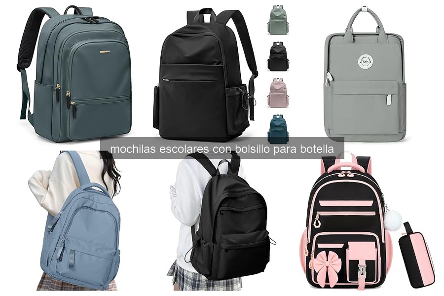 Problemas comunes con mochilas escolares y su bolsillo para botella