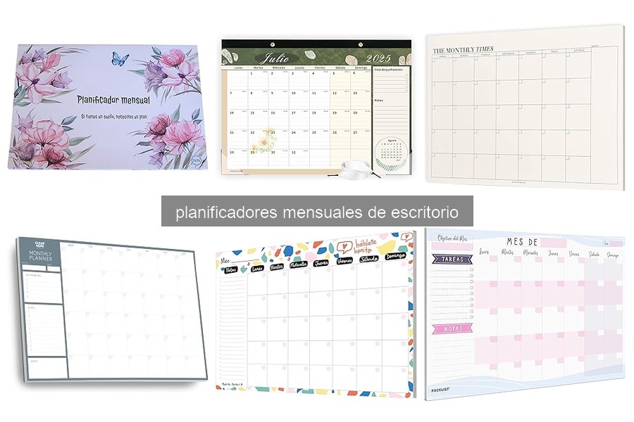 Problemas comunes con planificadores mensuales y soluciones
