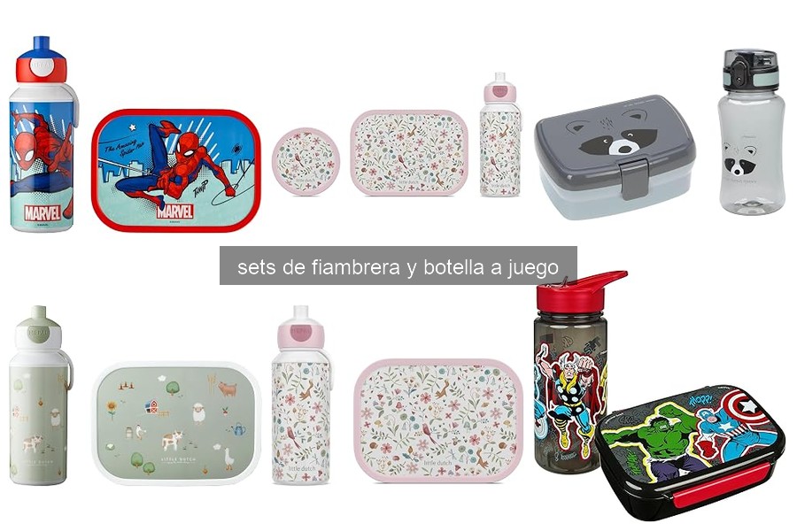 Problemas comunes con sets de fiambrera y botella a juego
