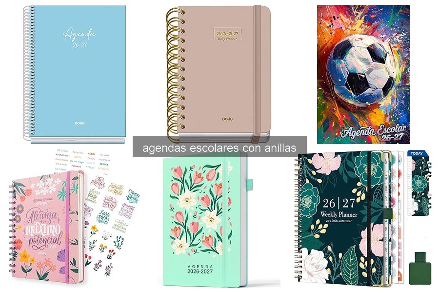 Problemas comunes de agendas escolares con anillas y soluciones