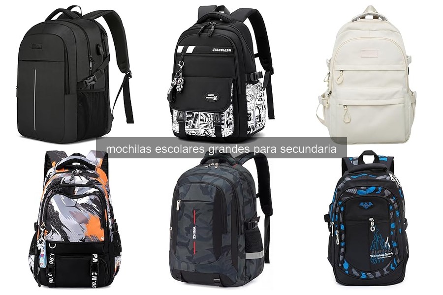 Problemas comunes de mochilas grandes en secundaria y soluciones