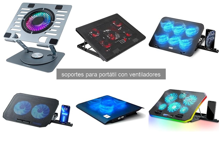 Problemas comunes usar soportes para portátil con ventiladores
