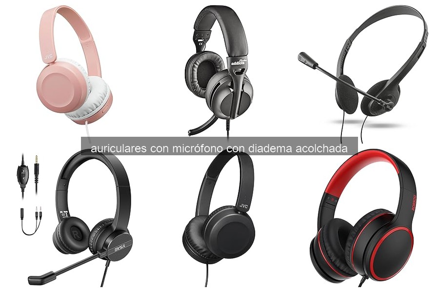 Problemas y soluciones de auriculares con micrófono acolchados