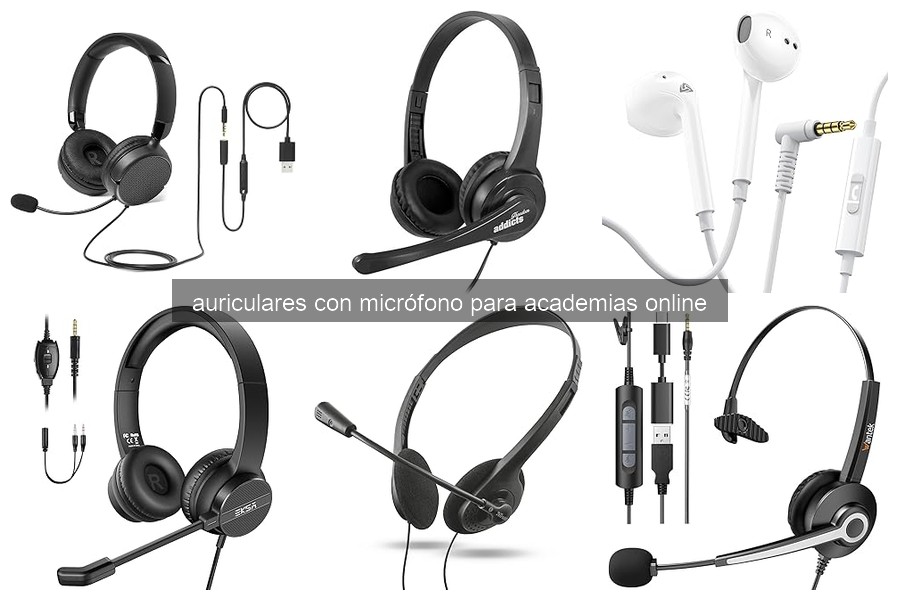 Problemas y soluciones de auriculares con micrófono en clases online