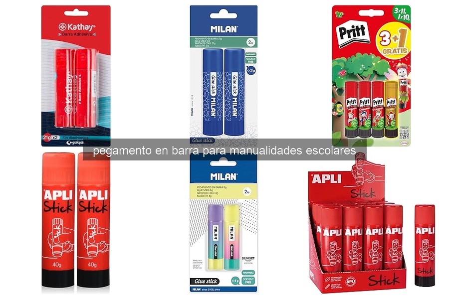 ¿Qué es el pegamento en barra y cómo se usa en manualidades?