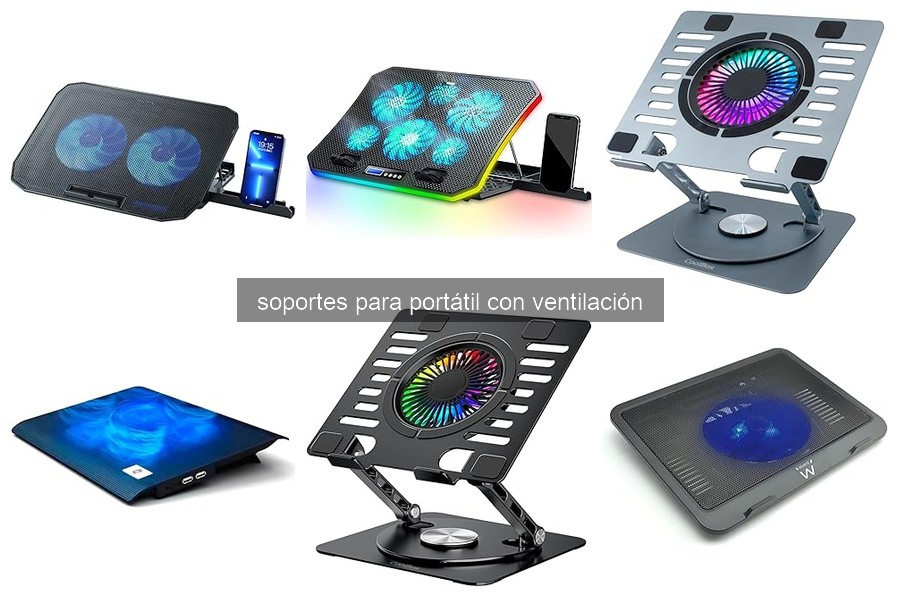 ¿Qué es un soporte para portátil con ventilación y sus beneficios?