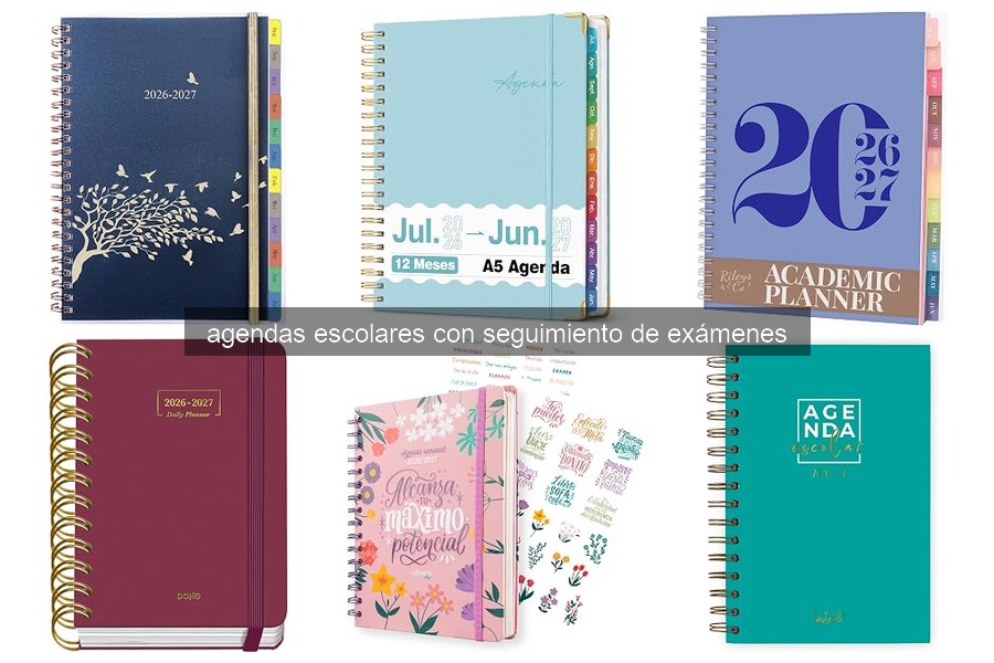 ¿Qué es una agenda escolar con seguimiento de exámenes?