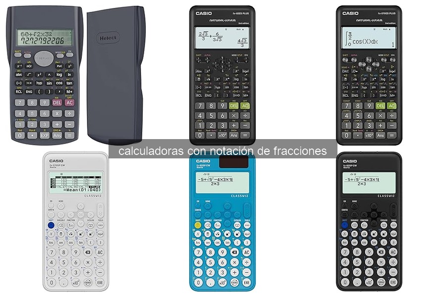 ¿Qué es una calculadora con notación de fracciones?